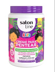 SALON LINE CREME PENTEAR CONDICIONADOR KIDS CACHINHOS BRIL