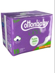 COTTONBABY PROTETOR DIARIO LADY SEM ABAS 15UN