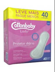 COTTONBABY PROTETOR DIARIO LADY S/ABAS PROMO 40UN