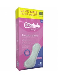 COTTONBABY PROTETOR DIARIO LADY S/ABAS PROMO 80UN