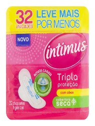 INTIMUS GEL NORMAL SECA C/ABAS 32UN