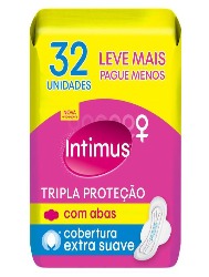 INTIMUS GEL NORMAL SUAVE C/ABAS 32UN