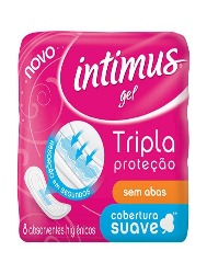 INTIMUS GEL NORMAL SUAVE S/ABAS 8UNI