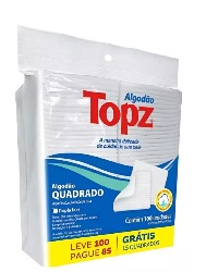 TOPZ ALGODAO QUADRADO DUPLA FAC L100P85U