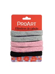 PROART ELASTICO CLAS ROSA CIN PRET 5 UNI