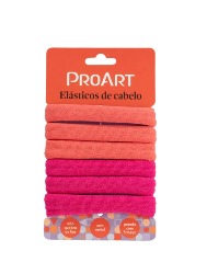 PROART ELASTICO ROSA E LARANJA 6 UNI