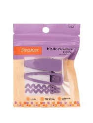 PROART KIT DE PRESILHAS 4 PCS ROXO