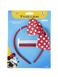 MARCO BONI KIT TIARA E ELASTICOS DISNEY MINNIE