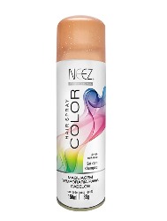 NEEZ COLOR SPRAY GLITTER OURO 120ML