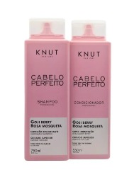 KNUT KIT CABELO PERFEITO SHAMPOO 750ML COND 550ML