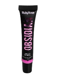 RUBY ROSE OBSIDIAN LIP BALM HB7400-1 RHODONITE JELLY JEWEL