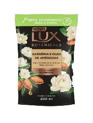 LUX SAB LIQ BOTANICALS REFIL 200ML GARDENIA E OLEO DE AMENDOAS