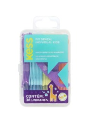 KESS FIO DENTAL INDIVIDUAL KIDS POTE COM 36 UNIDADES