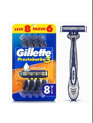 GILLETTE APARELHO PREST3 EXTRA SUAVE L8P6