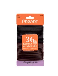 PROART 36 ELASTICOS DE CABELO 2MM DUO