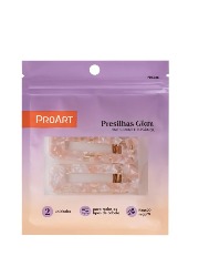 PROART PRESILHAS GLAM ROSA 2PCS