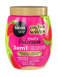 SALON LINE CACHOS DOS SONHOS CREME CONDICIONADOR MELANCIA 3EM1