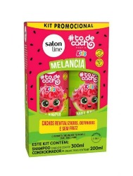 SALON LINE TODECACHO KIT SHAMPOO 300ML + CONDICIONADOR 200ML