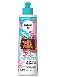SALON LINE SOS ATIVADOR CONDICIONADOR CHICLETE KIDS 300ML