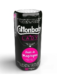 COTTONBABY HASTE FLEXIVEL APLICADORES DE MAQUIAGEM CBSKIN 12X30UN