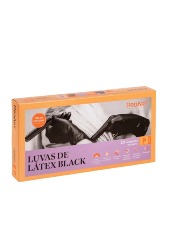PROART LUVAS BLACK DE LATEX TAM P 20 UNI
