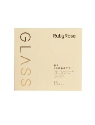 RUBY ROSE GLASS PO COMPACTO HB863 COR GPF10