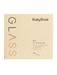 RUBY ROSE GLASS PO COMPACTO HB863 COR GPL20