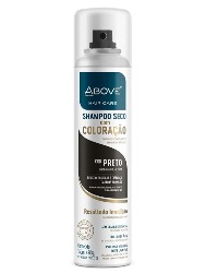 ABOVE SHAMPOO A SECO C/COLORACAO PRETO 150ML/90G