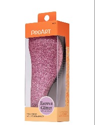 PROART ESCOVA GLITTER ROSA
