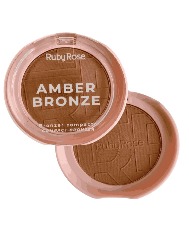 RUBY ROSE L.R. BRONZER COMPACTO AMBER BRONZE HB M202 - HONEY GLOW
