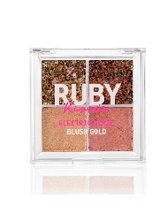 FIRST KISS RK QUART DE SOMBRAS GLITTER BLUSH GOLD