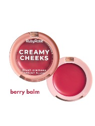 RUBY ROSE LINHA ROSA BLUSH CREMOSO CREAMY CHEEKS HB M02 - BERRY BALM