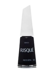 RISQUE ESMALTE PRETO SEPIA