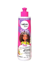SALON LINE ATIVADOR CACHOS 300ML SOS TEENS 34566
