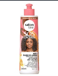SALON LINE ATIVADOR CACHOS 500ML INTENSOS 95050