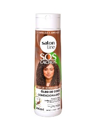 SALON LINE S.O.S. CONDICIONADOR 300ML COCO 34850