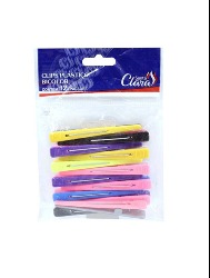 SANTA CLARA CLIPS PLASTICO C/12UNI 096