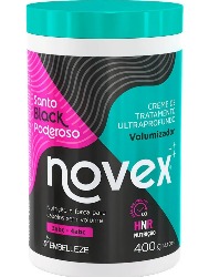 NOVEX CREME TRAT 400G MEU CACHO SANTO BLACK