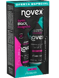 NOVEX MEUS CACHOS KIT SANTO BLACK PODEROSO