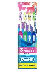 Oral-B Escova Dental Indicator Color Collection 35 Pack Anual - 4 unidades