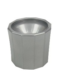 SANTA CLARA POTE PLASTICO 4545 DAPPEN PRATA