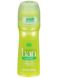 BAN DESOD ROLL ON 103ML UNSCENTED SEM PERFUME
