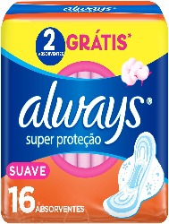ALWAYS ABS S.P. SUAVE 16UN C/ABAS