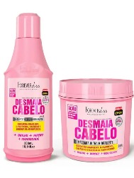 FOREVER LISS KIT DESMAIA CABELO SH300ML/MASC200G