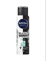 NIVEA DESOD AEROSOL 150ML MEN BW FRESH