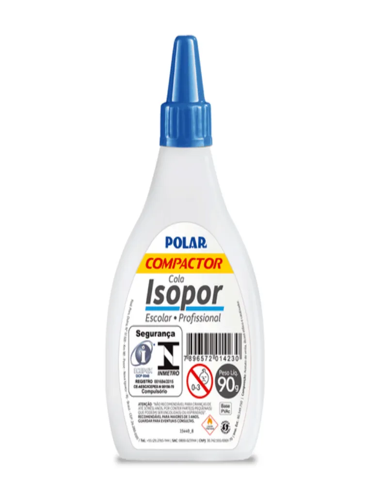 COLA PARA ISOPOR POLAR 90G 908000