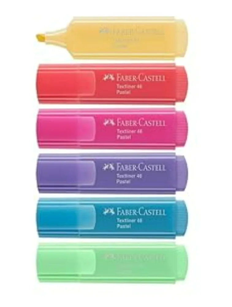MARCA TEXTO FABER TEXTLINER TONS PASTEIS