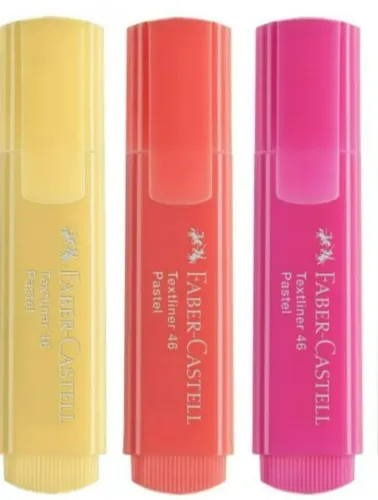 MARCA TEXTO FABER TEXTLINER TONS PASTEIS
