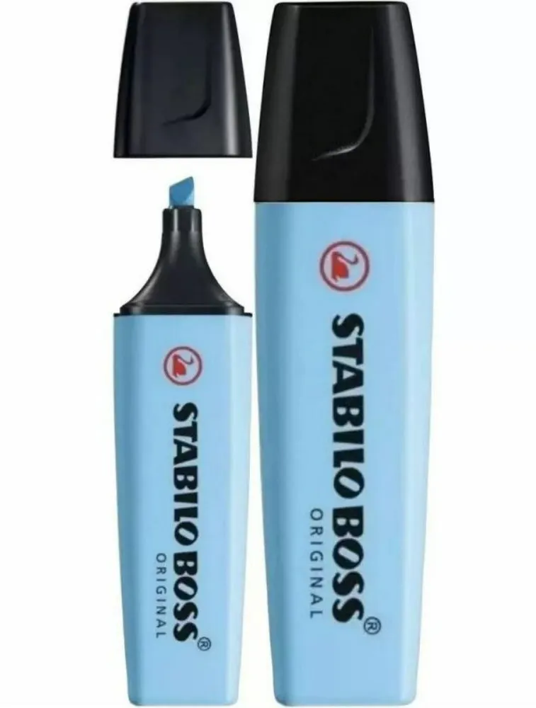 MARCA TEXTO SERTIC STABILO BOSS AZUL NUBLADO