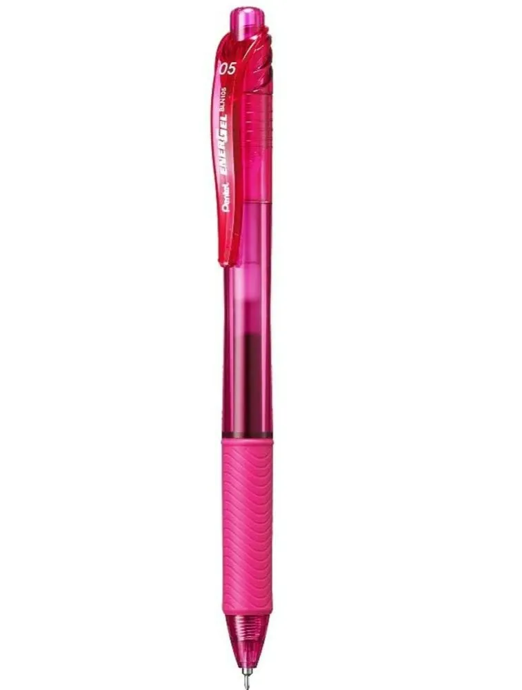 CANETA PENTEL ENERGEL RETRATIL 0.5 BLN105-PX ROSA
